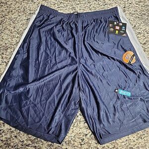 LAYER 8 QWICK DRY‎ Shorts Athletic ACTIVE PERFORMANCE GYM Blue XXL Stretch